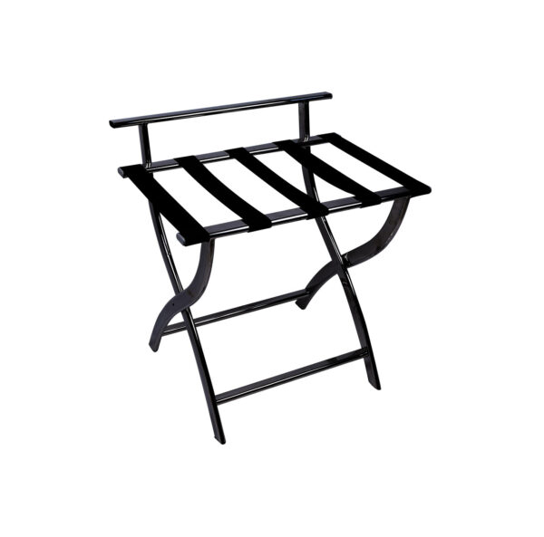 ELITE METAL LUGGAGE RACK – BLACK